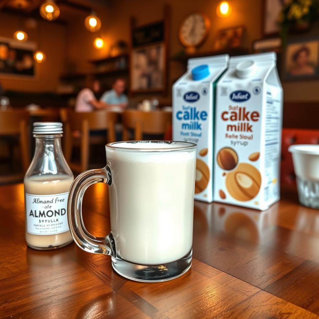 2. Steamed Milk with Sugar-Free Vanilla Syrup