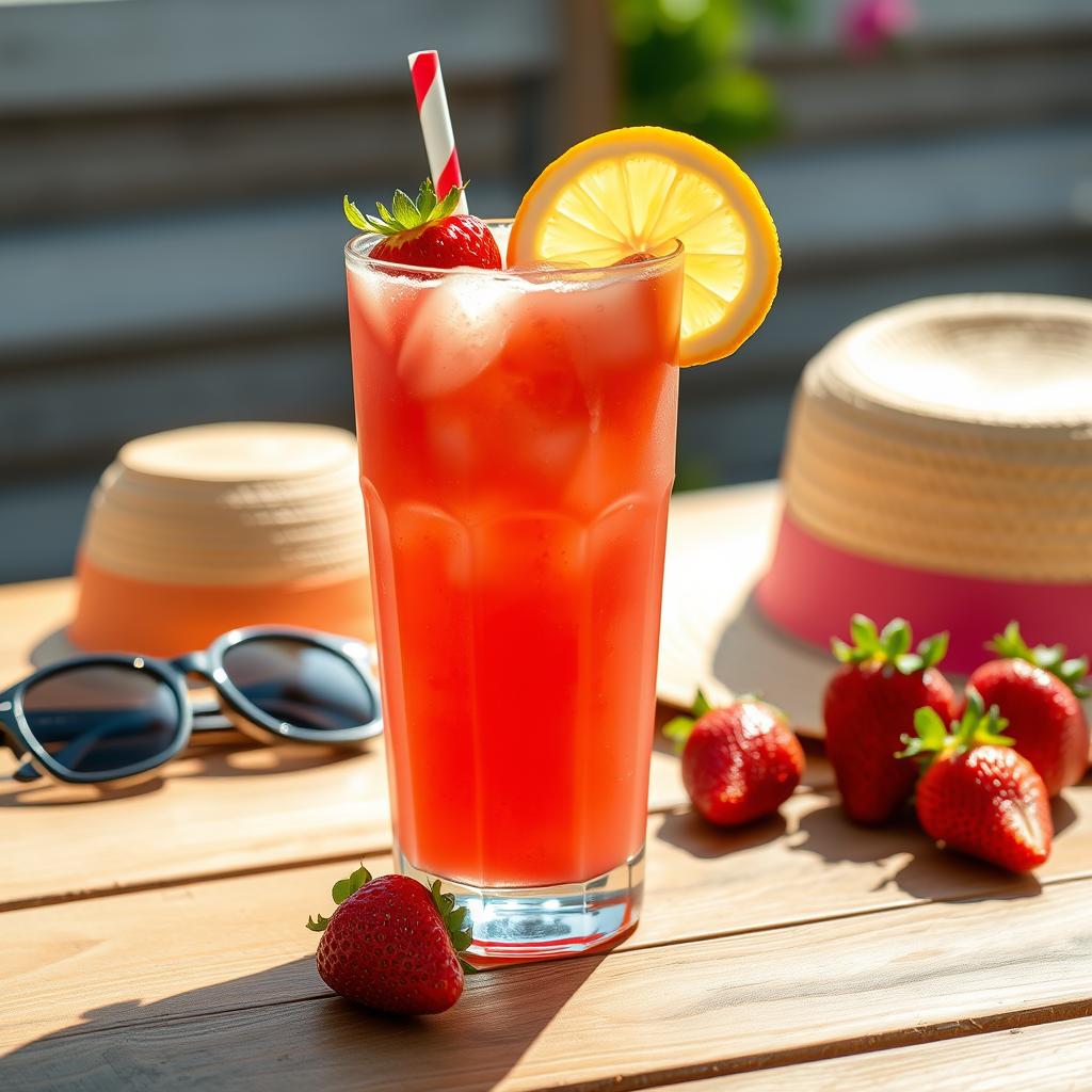 3. Blended Strawberry Lemonade (No Classic Syrup)