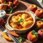 Easy Sugar Free Peach Cobbler Recipe – Healthy Homemade Dessert