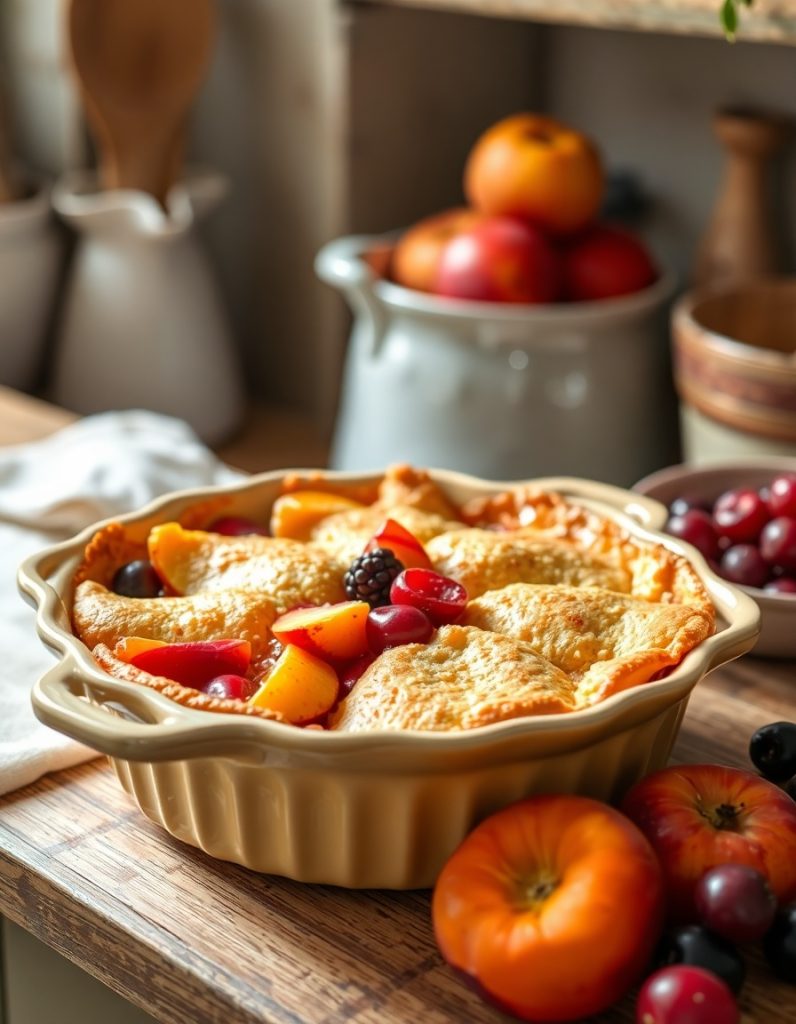 Fruit Cocktail Cobbler – Easy Recipe with Fresh and Sugar Free Options